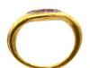 Roman Gold and Carnelian Intaglio Ring  