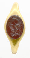 Roman Gold and Carnelian Intaglio Ring  