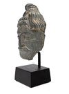 Gandharan Grey Schist Head of a Bodhisattva