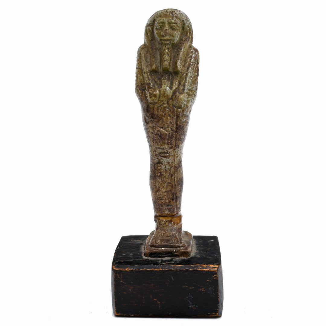 Egyptian Green Faience Ushabti for Ded-hor