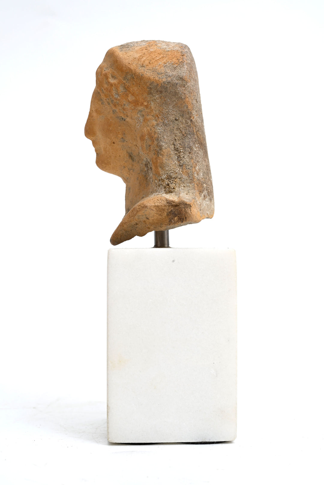 Greek Terracotta Archaic Goddess Head