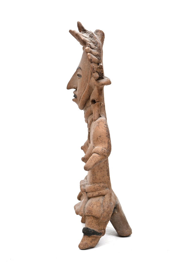 Remojadas Standing Female Figure with Chapopote, Veracruz, Mexico