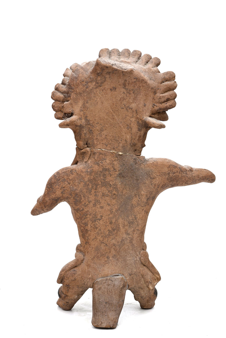 Remojadas Standing Female Figure with Chapopote, Veracruz, Mexico