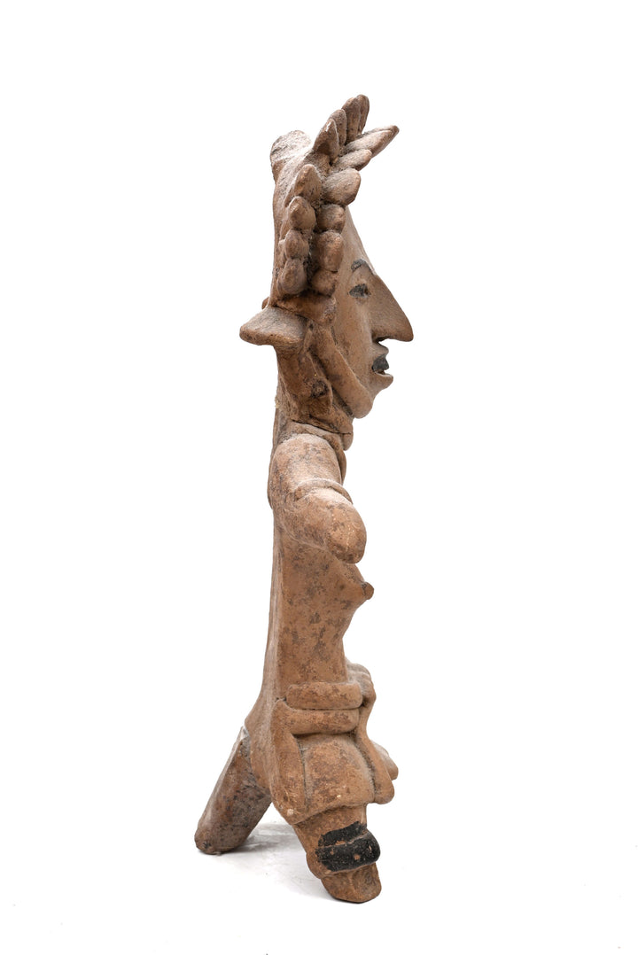 Remojadas Standing Female Figure with Chapopote, Veracruz, Mexico