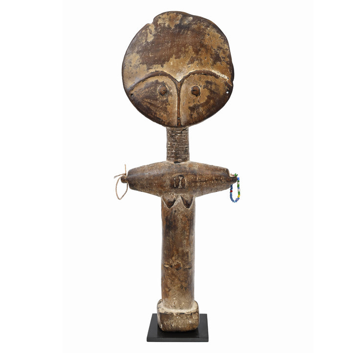 Akan Akuaba Wood Carved Female Doll