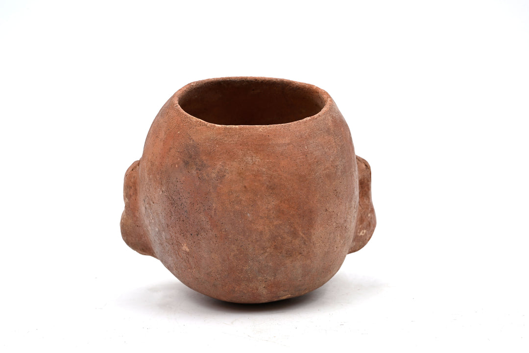 Moche Pottery Portrait Head Vessel