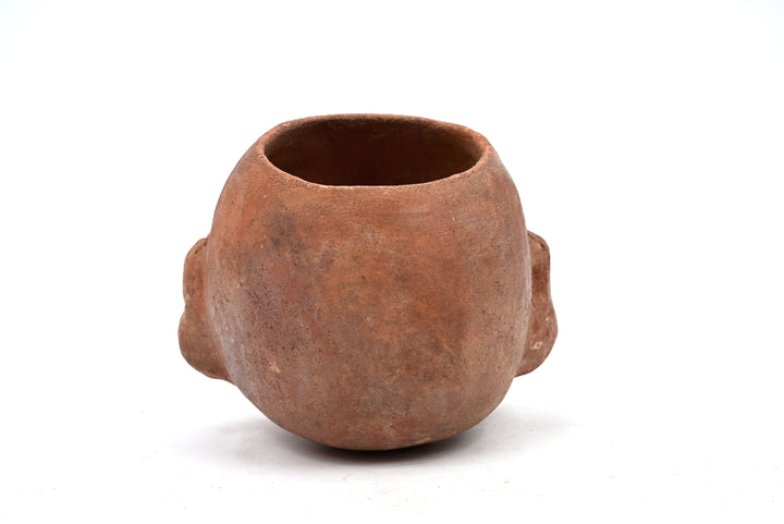 Moche Pottery Portrait Head Vessel