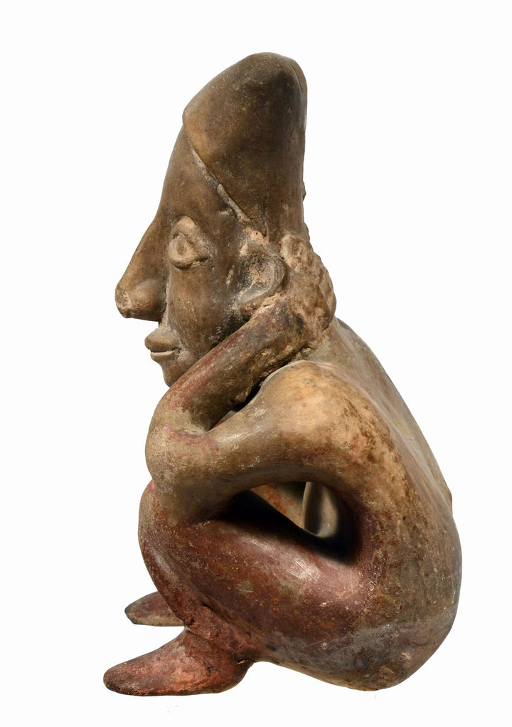 Jalisco Ameca Pottery Crouching Male
