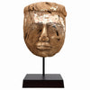 Egyptian Wood Sarcophagus Mask  