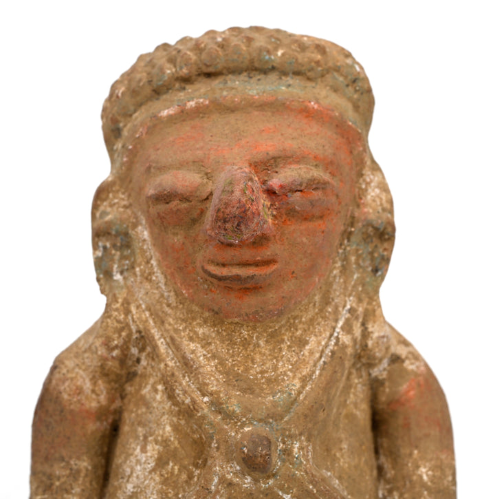 Pre Columbian Mayan Pottery Male Ocerina Whistle