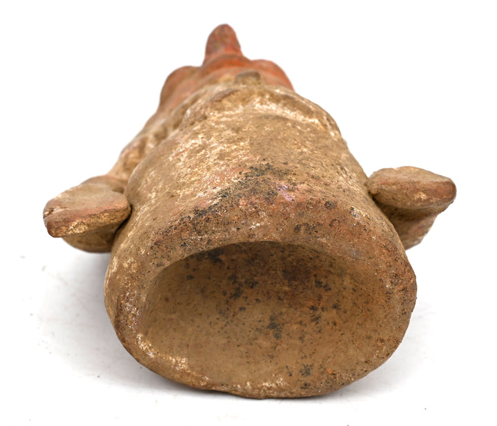 Pre Columbian Mayan Pottery Male Ocerina Whistle