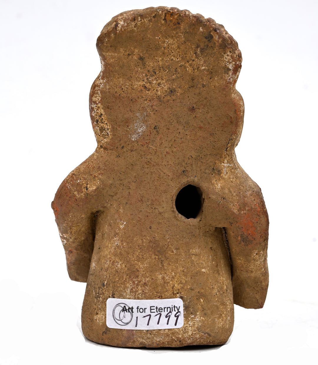 Pre Columbian Mayan Pottery Male Ocerina Whistle
