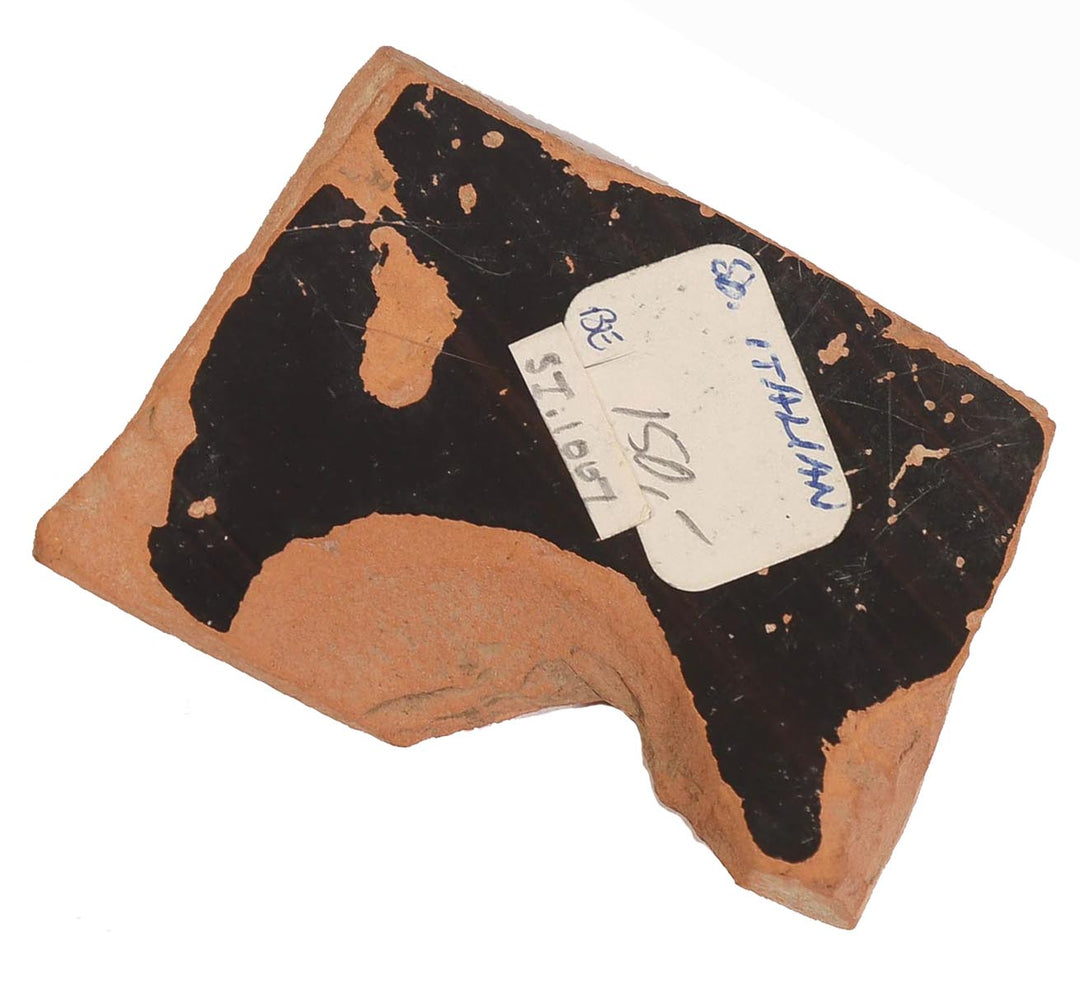 Greek Apulian Red Figure Pottery Figural Fragment