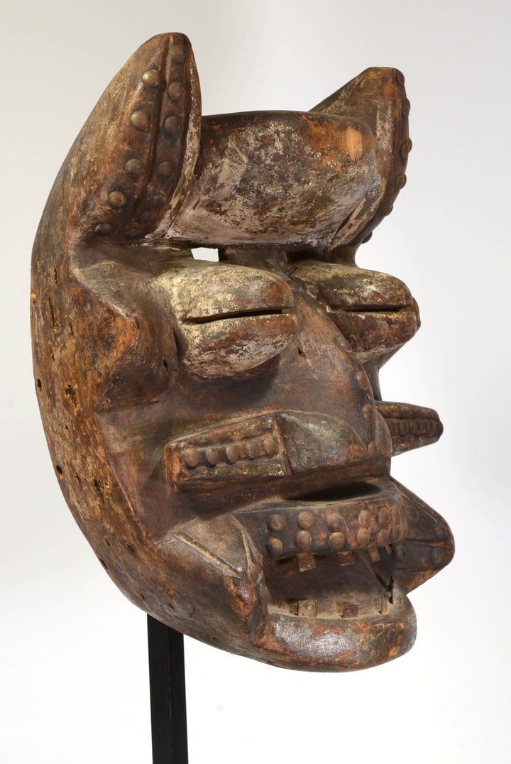 African Ngere Wood Carved  Mask