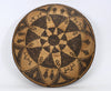 Western Apache Pictorial Coiled Tray with Eight-Point Star, Human Figures, and Dogs