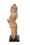 Chinese Painted Pottery Guardian Figure