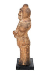 Chinese Painted Pottery Guardian Figure