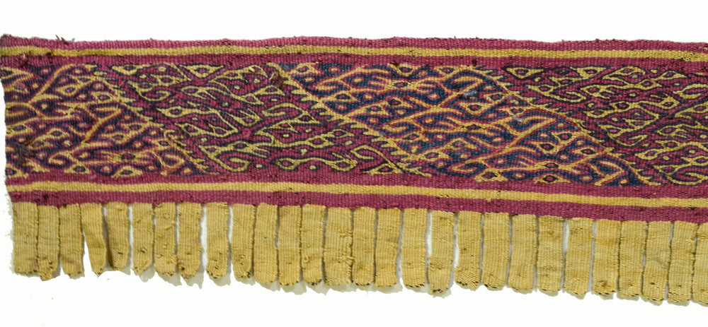 Chimu Woven Textile Panel with Fish