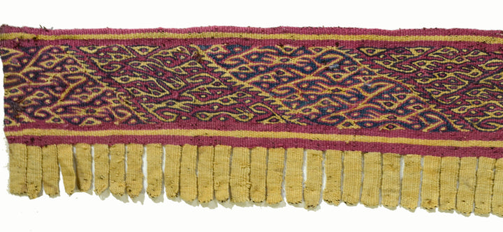 Chimu Woven Textile Panel with Fish