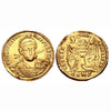Byzantine Gold Solidus with the Emperor Constantius II 