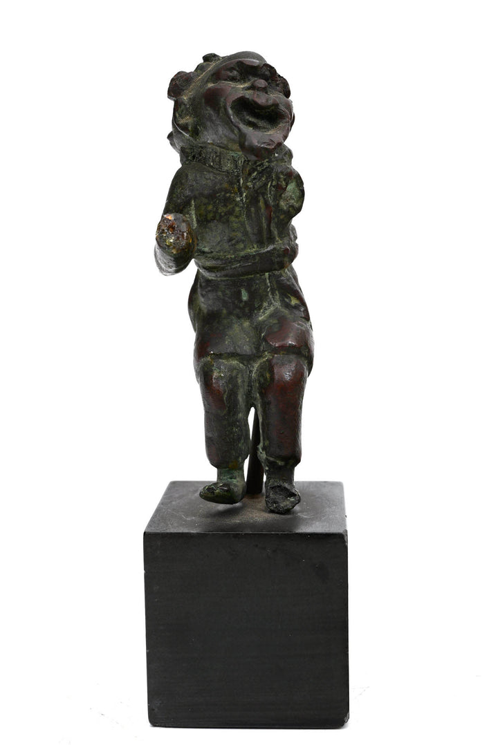 Bronze Statuette of a Comic Actor, Hellenistic or Roman