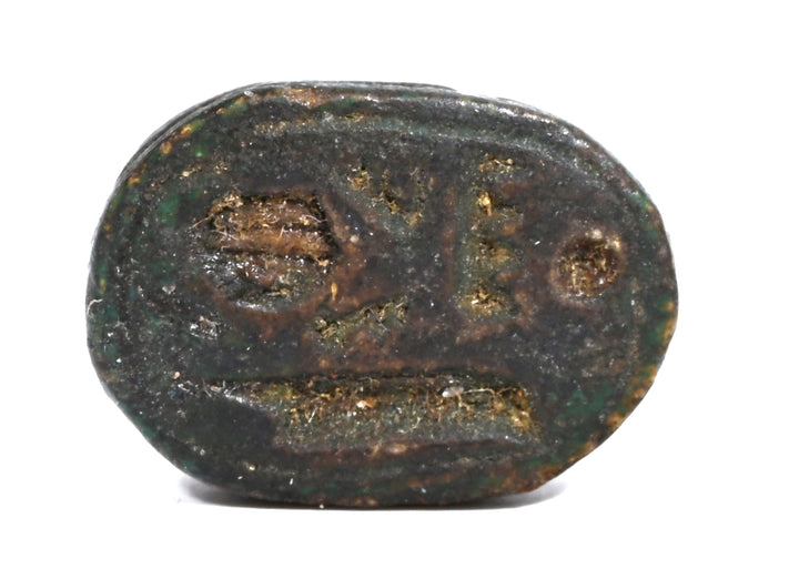 Egyptian Dark Steatite Scarab for Tutmose III