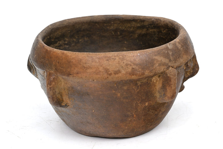 Costa Rican Pottery Face Pot