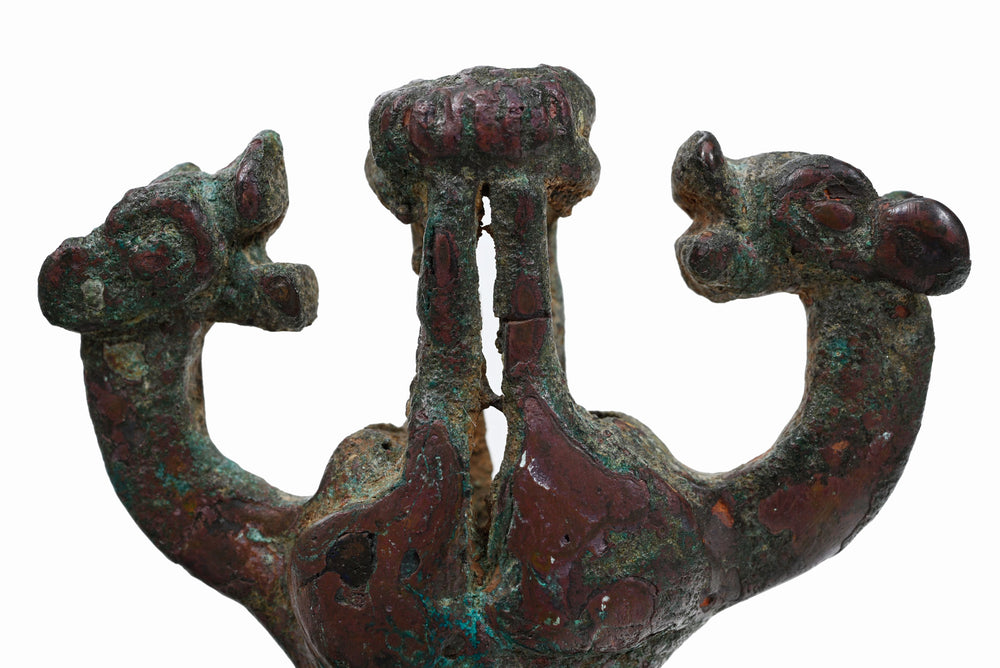 Luristan Bronze Standard Finial 