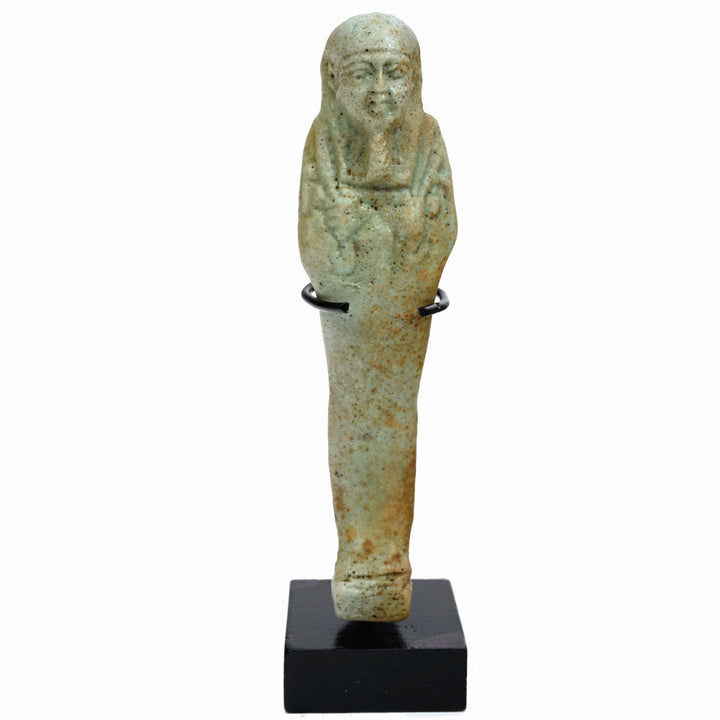 Egyptian Green Glaze Faience Ushabti