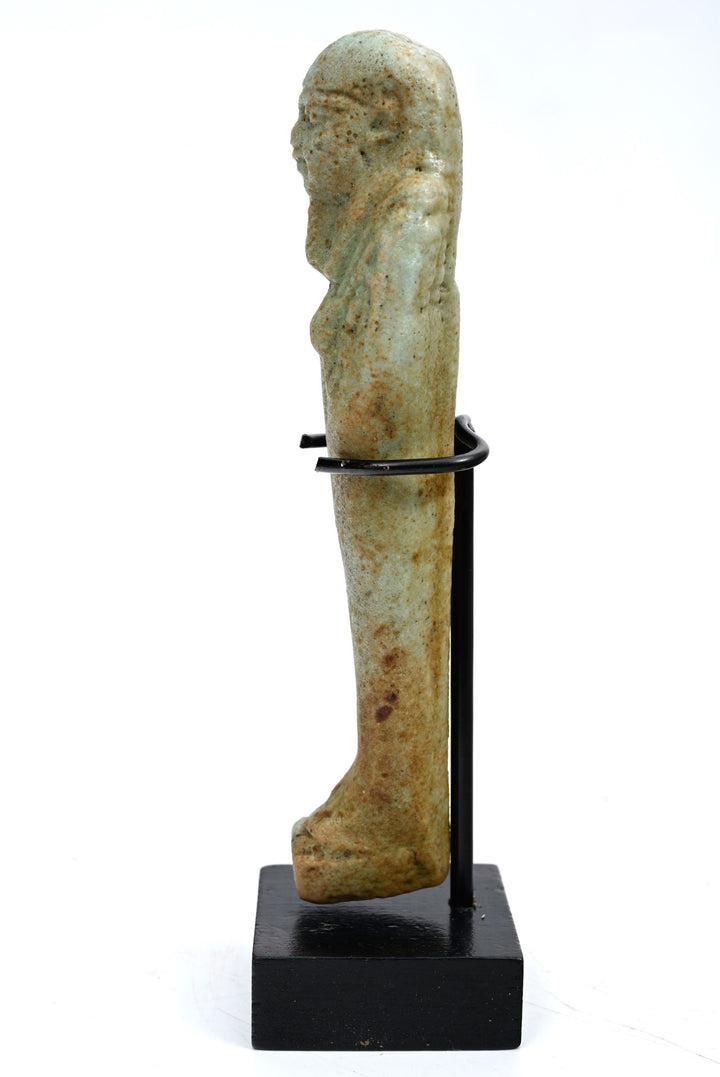 Egyptian Green Glaze Faience Ushabti