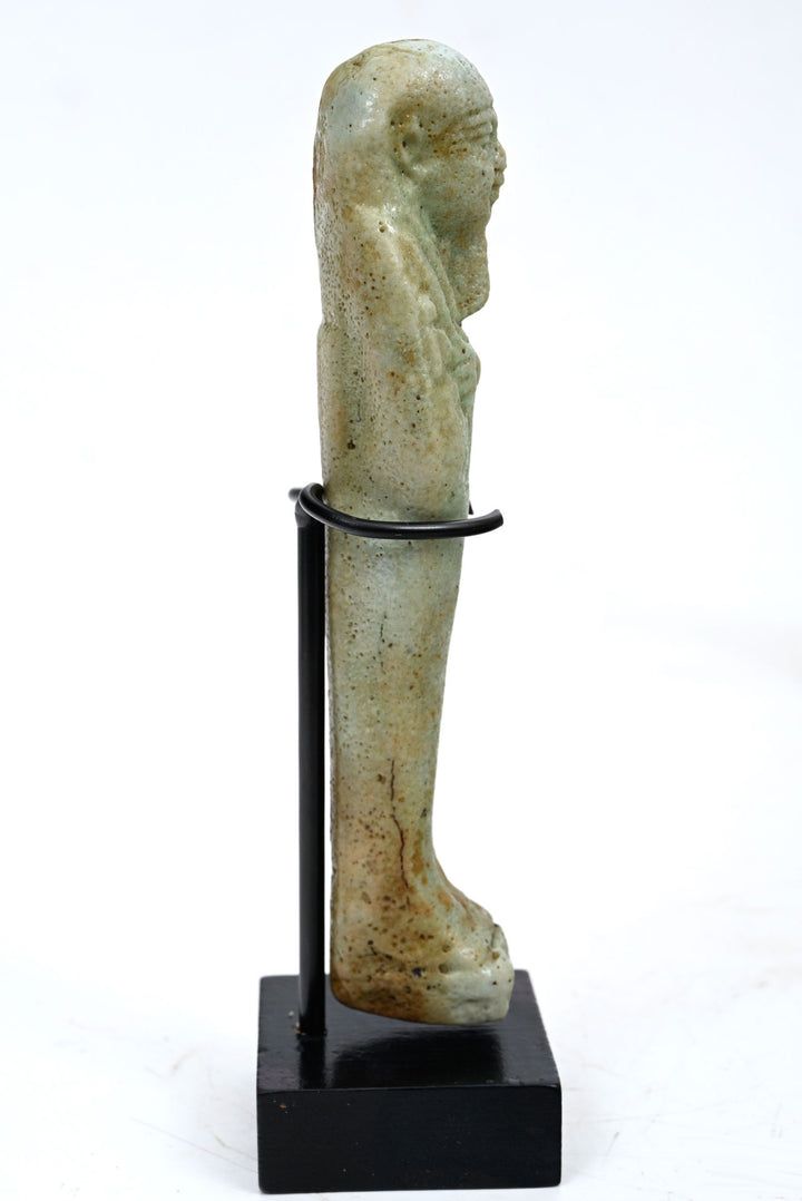 Egyptian Green Glaze Faience Ushabti