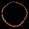 							Roman Carnelian Bead Necklace with Gold Spacers
