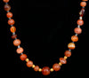 							Roman Carnelian Bead Necklace with Gold Spacers