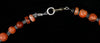 							Roman Carnelian Bead Necklace with Gold Spacers