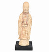 Chinese Painted Pottery Hooded Attendant