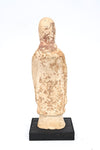 Chinese Painted Pottery Hooded Attendant