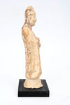 Chinese Painted Pottery Hooded Attendant