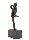 Egyptian Bronze Bastet Cat Finial