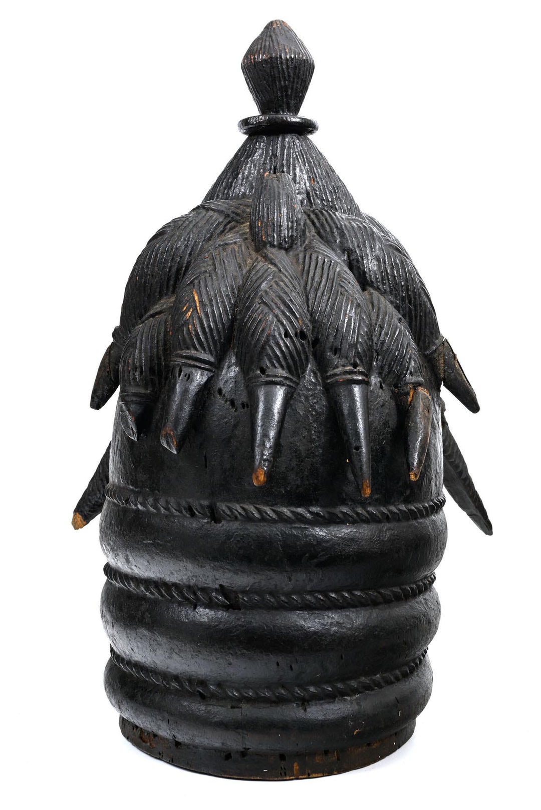 African Mende Sande Society Bundu Helmet Mask