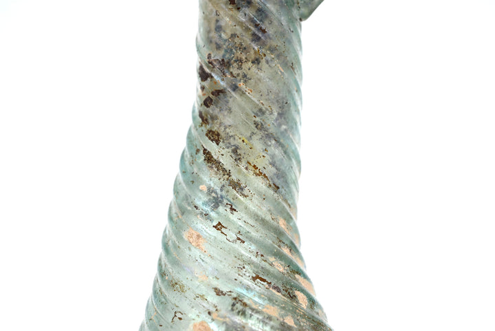 Roman Glass Twin Handled Amphoiskos