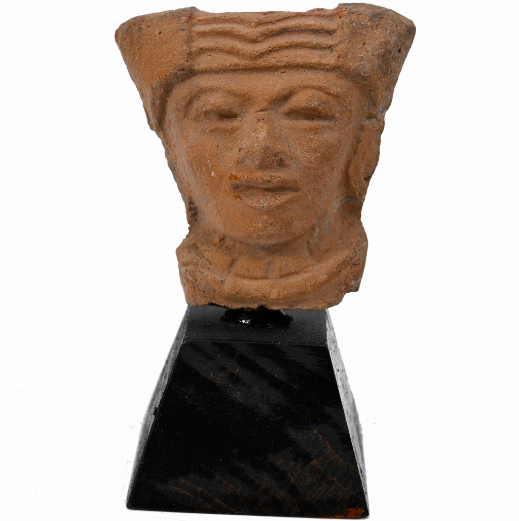 Pre-Columbian Maya Pottery Head of an elite Dignitary