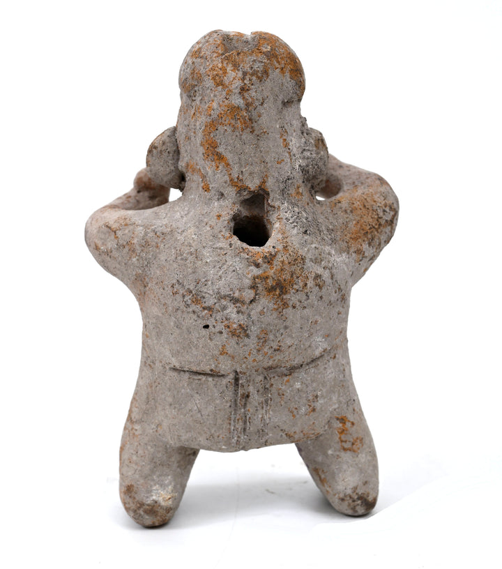 Colima Pottery Whistling Musician Figure