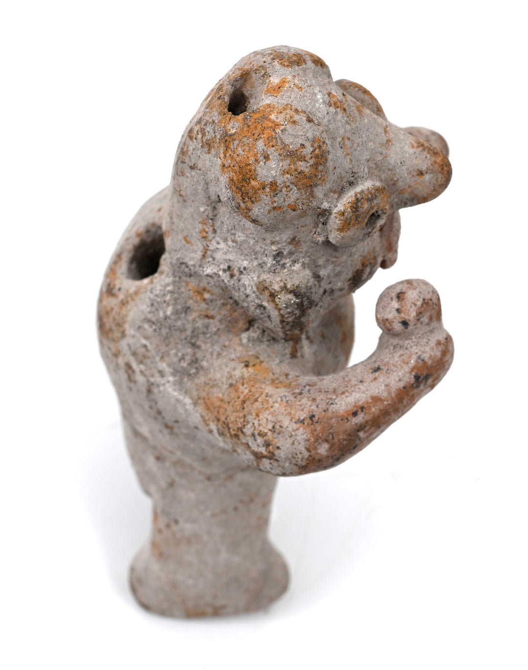 Colima Pottery Whistling Musician Figure