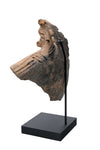 Taíno Pottery Vessel Fragment with Modelled Effigy Head