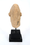 Cypriot Terracotta Head of a Man with a Pointed Cap