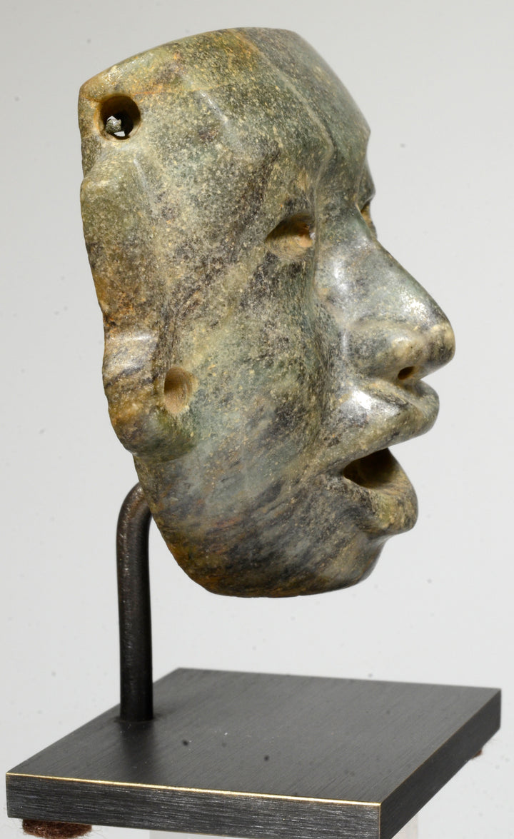 Fine Teotihuacan Greenstone Maskette