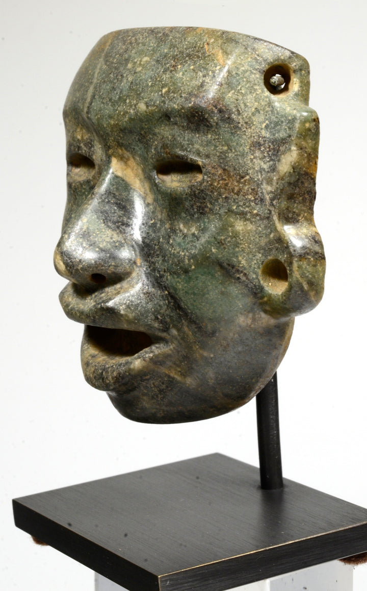 Fine Teotihuacan Greenstone Maskette