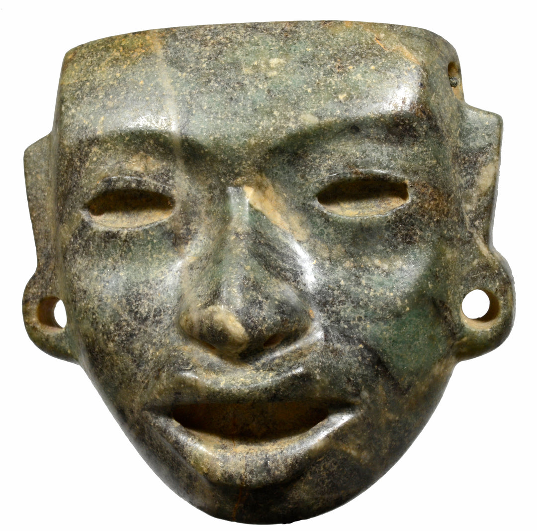 Fine Teotihuacan Greenstone Maskette