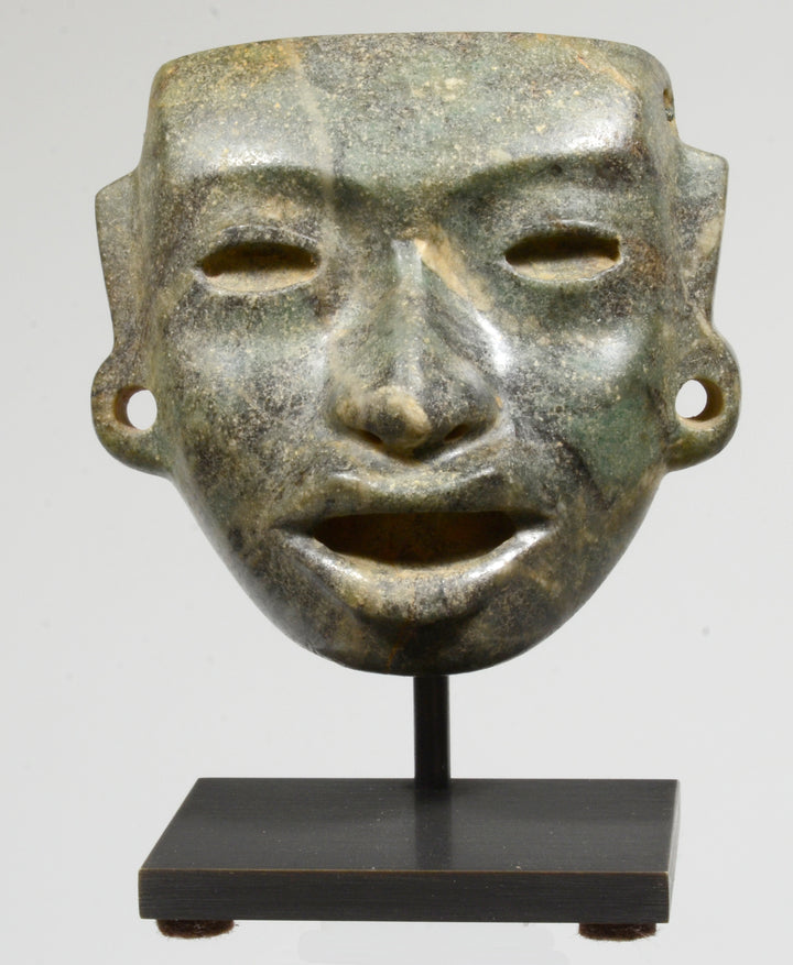 Fine Teotihuacan Greenstone Maskette