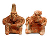 Nayarit Pottery Seated Male and Female Elder Couple (2) - Art for Eternity